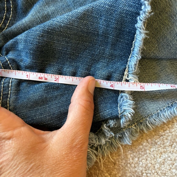 Indigo Blue maternity jean shorts - Picture 3 of 5